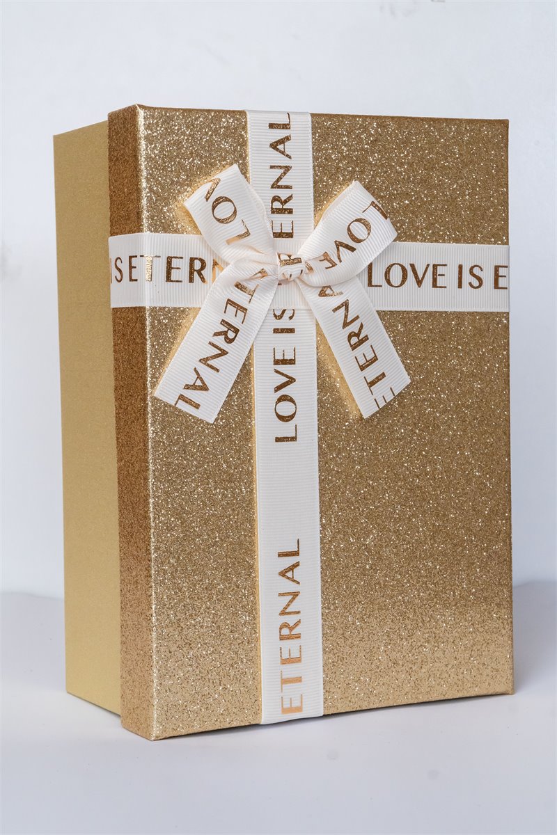 Caja dorada premium | Almacen Floral
