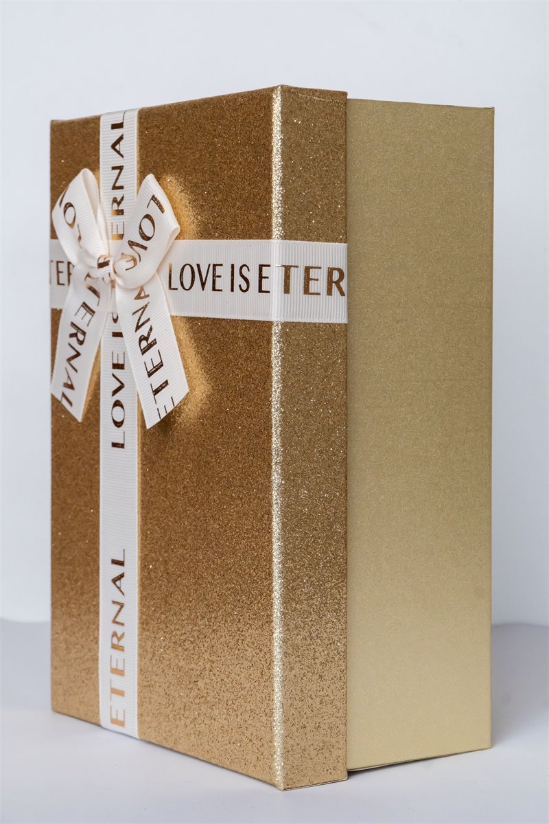 Caja dorada premium | Almacen Floral