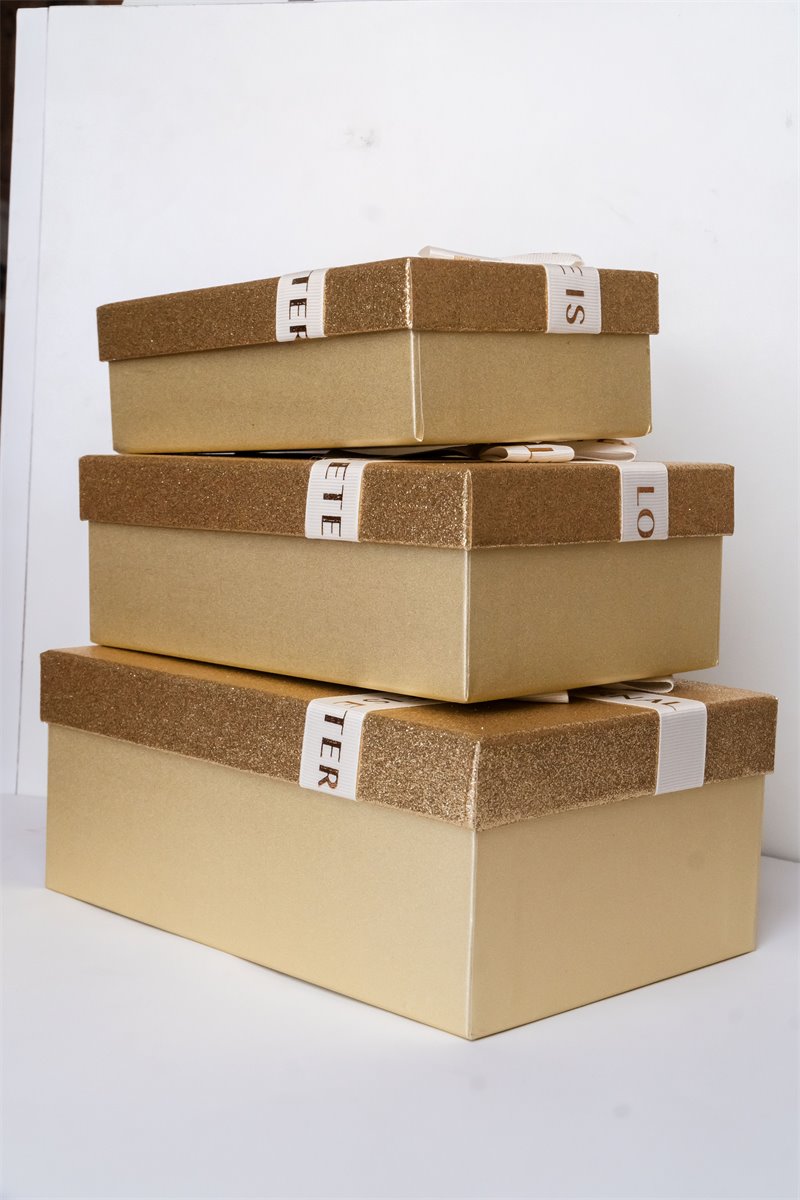 Caja dorada premium | Almacen Floral