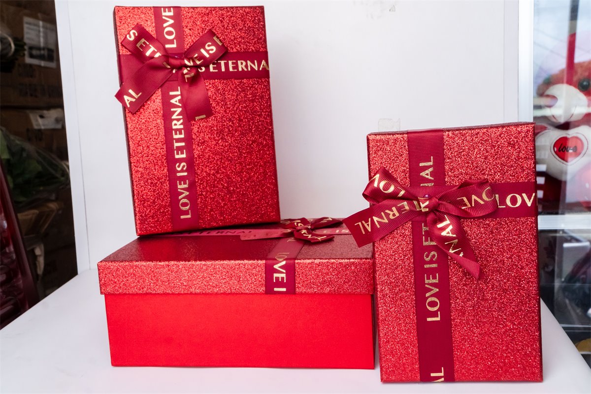 Caja roja premium | Almacen Floral