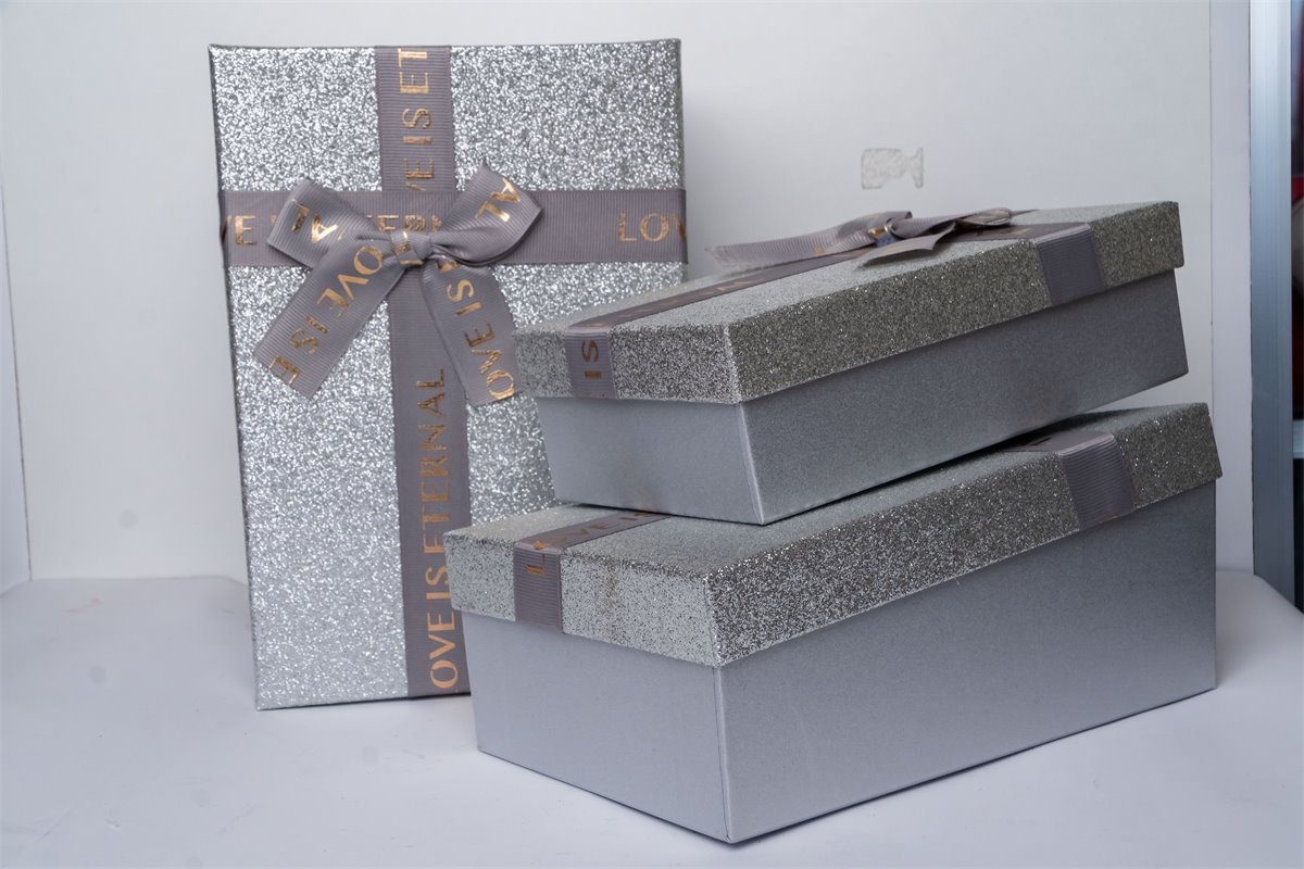 Caja plateada premium | Almacen Floral