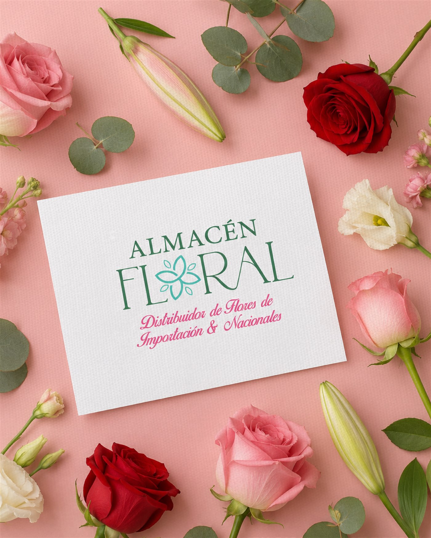 Portada visual del catalogo de Almacen Floral.